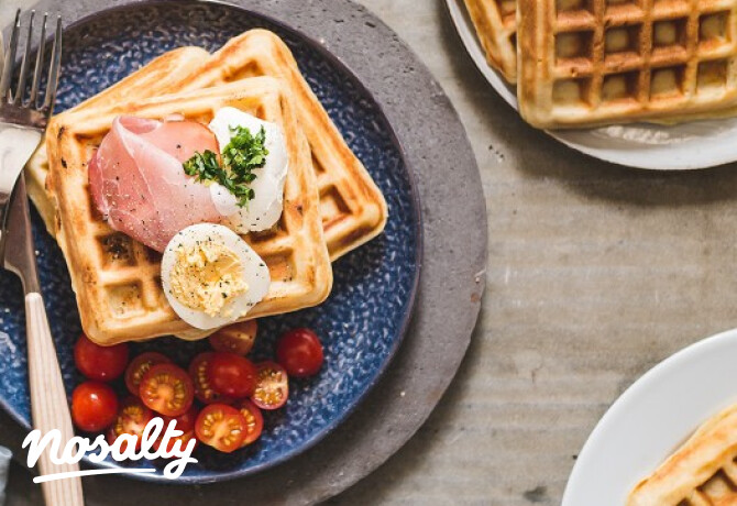 Sós waffel