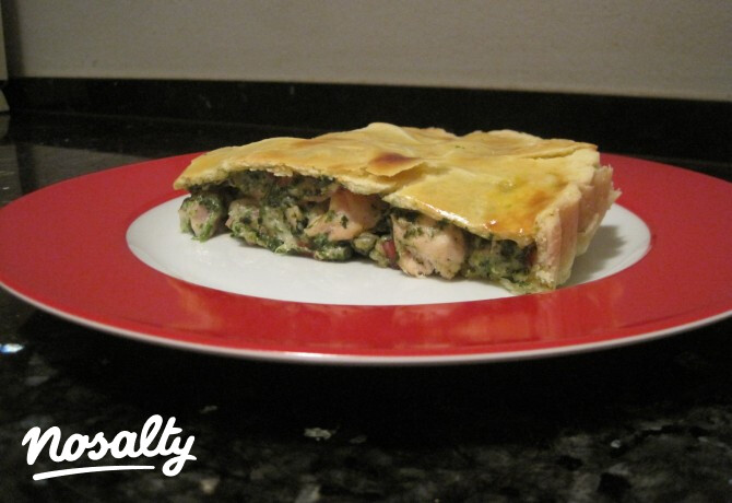 Angol csirkés pite