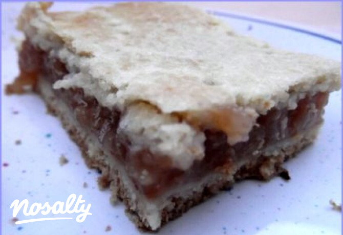 Cukormentes almás pite