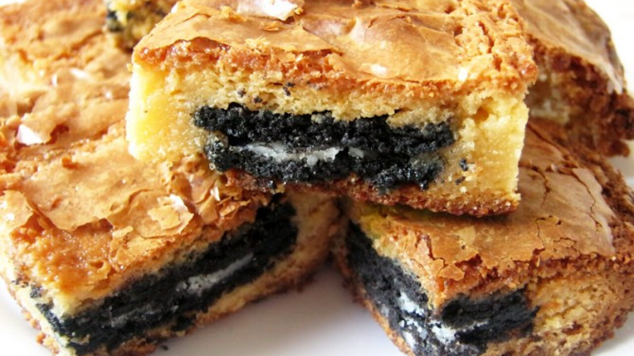 Oreo kekszes brownie