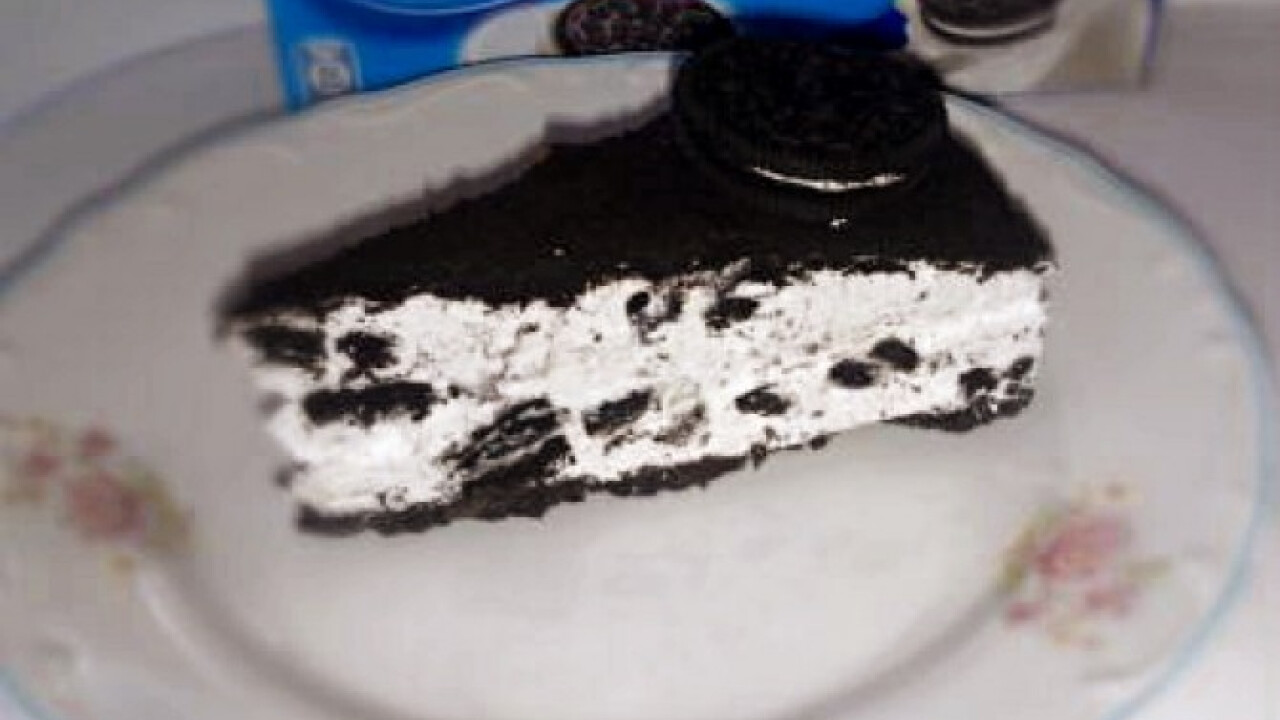 Oreo kekszes túrótorta