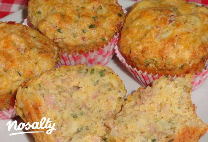 Sonkás-sajtos muffin Glasertől