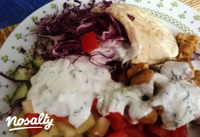 Gyros pitában Slipknotfan konyhájából