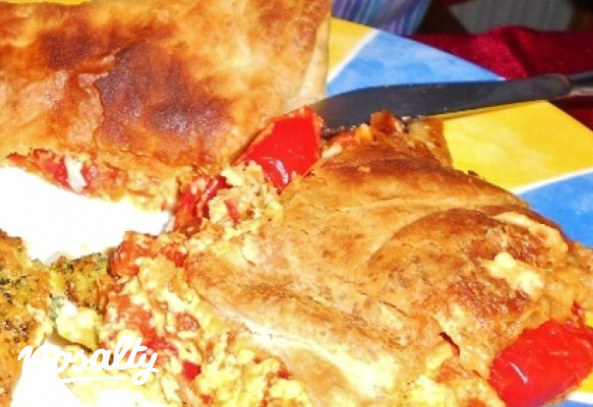 Színes paprika-torta