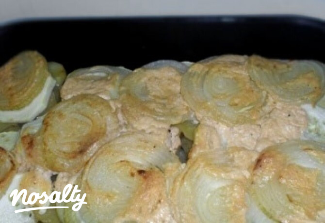Cukkinivel rakott burgonya