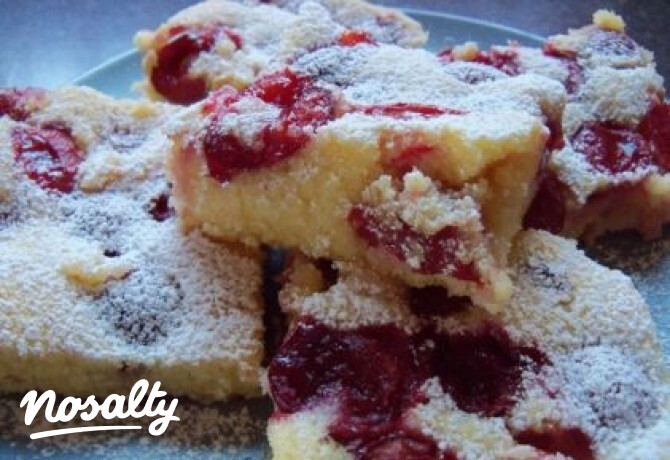 Cseresznyés kocka Bettymami konyhájából
