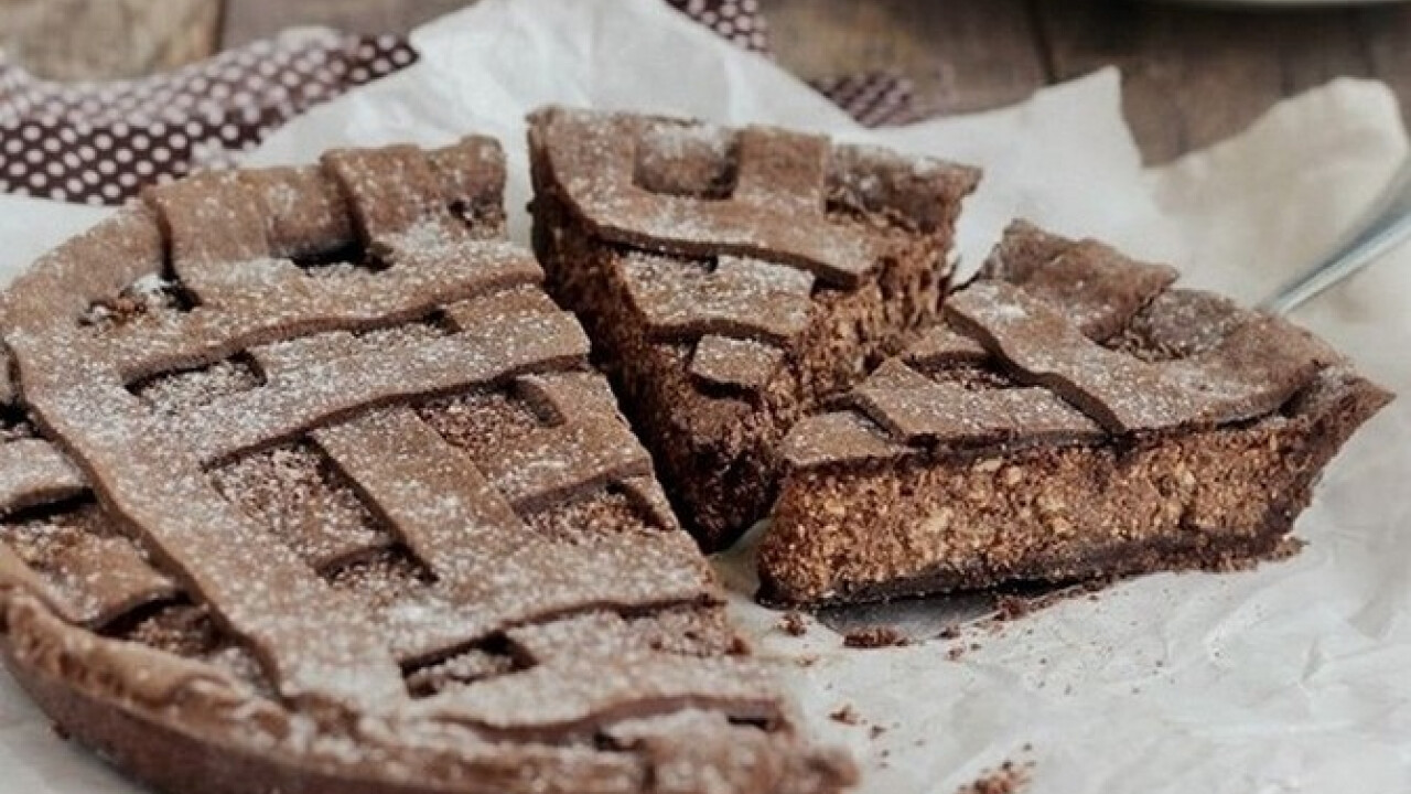 Csokis túrós crostata