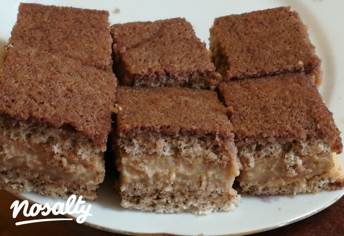 Diókrémes szelet