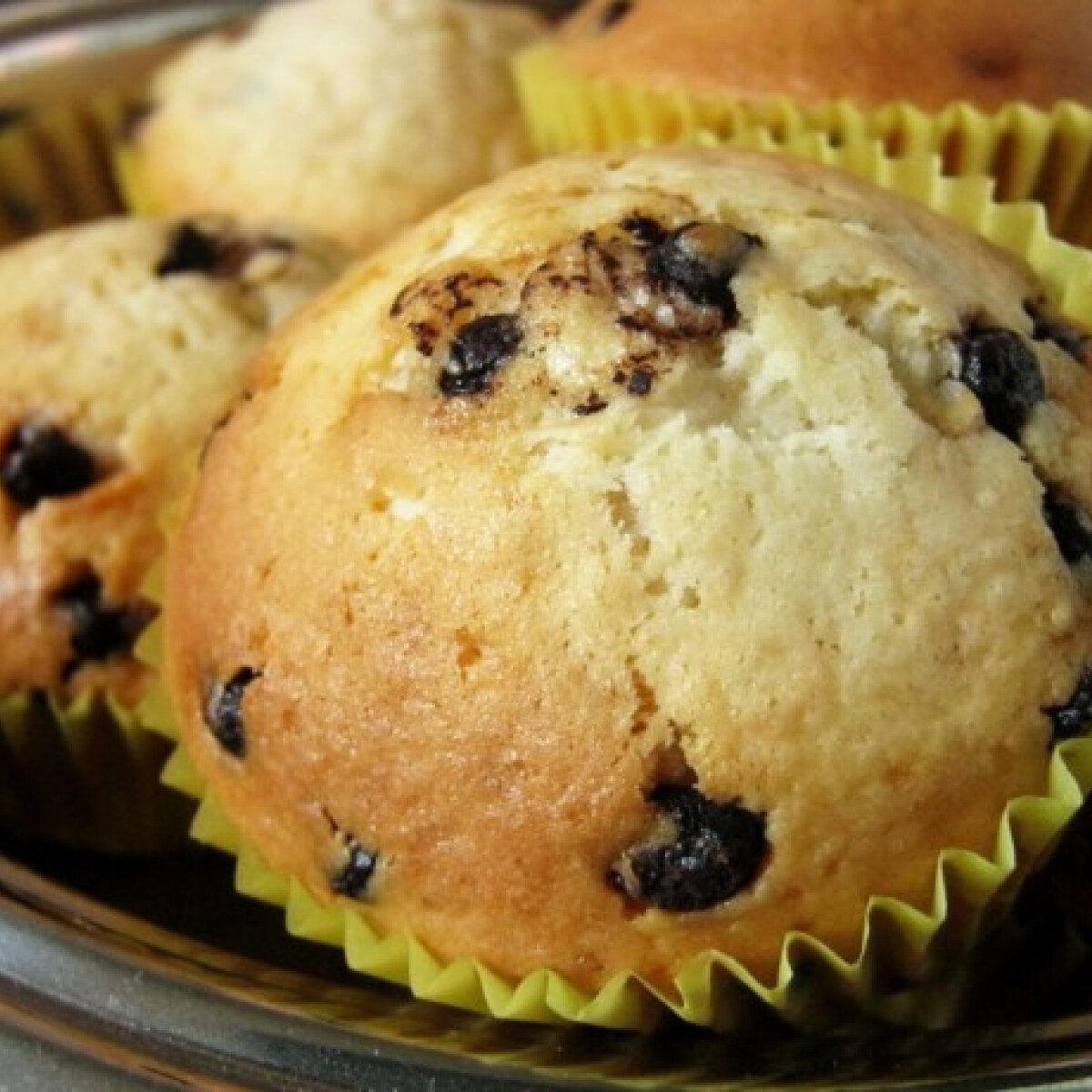 Ezen a képen: Csokidarabos muffin