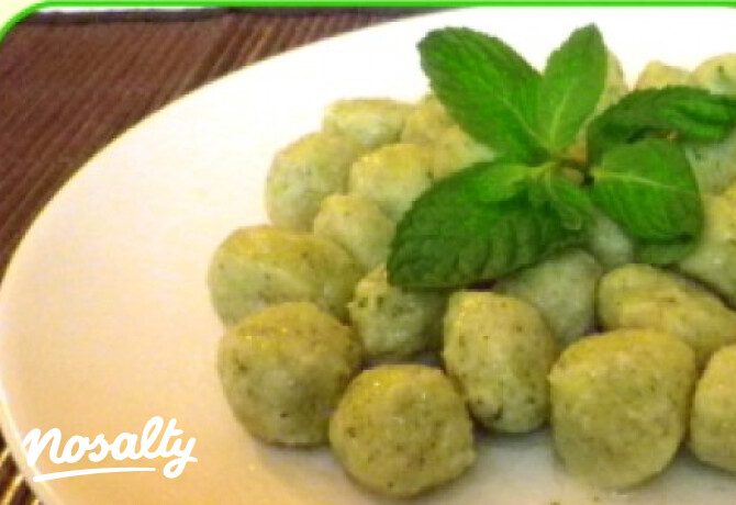 Mentás gnocchi