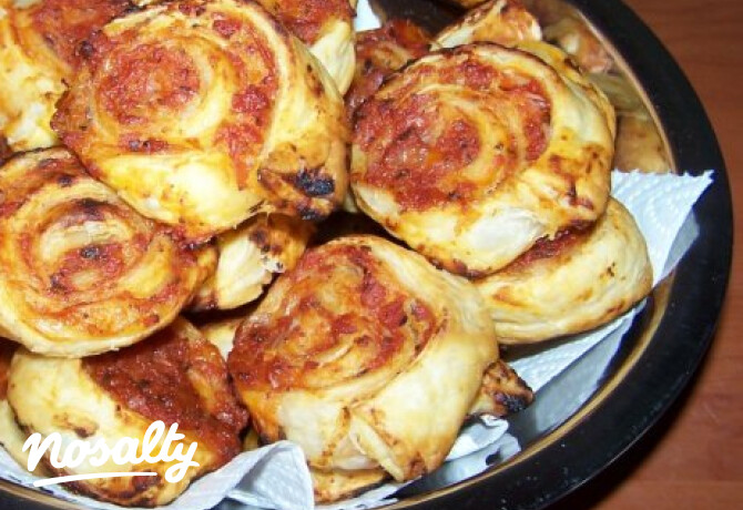 Pizzás csiga