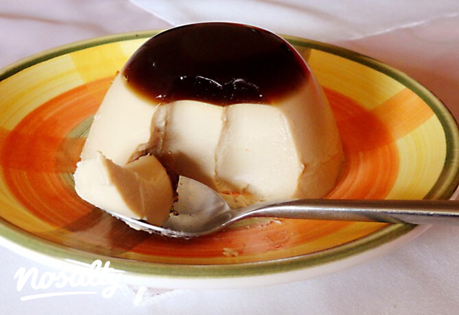 Kávés panna cotta