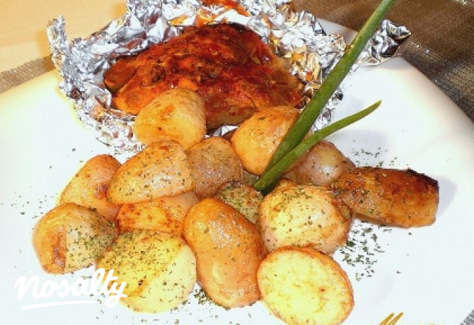 Citromos-chilis pulykabatyuk újburgonyával