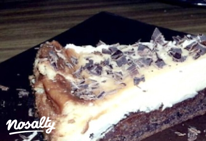 Brownie-cheesecake