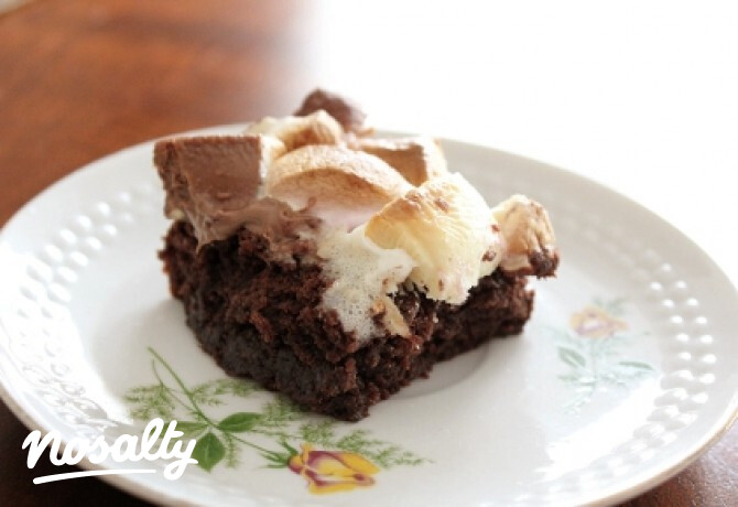 Mályvacukros brownie Panda konyhájából
