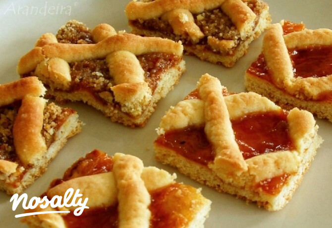 Rácsos linzer Arandeira konyhájából