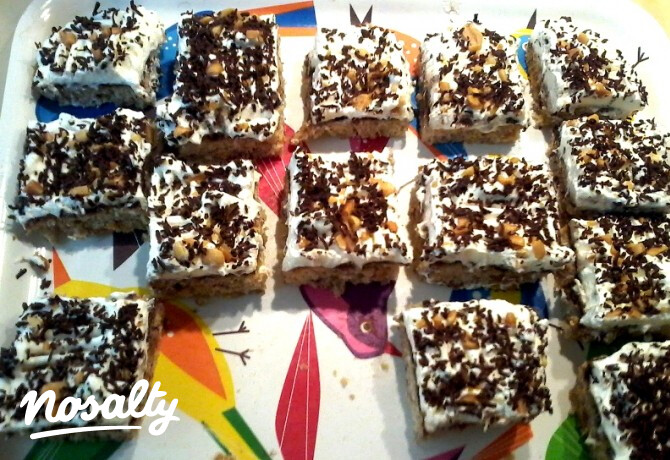 Nutellás-banános szelet