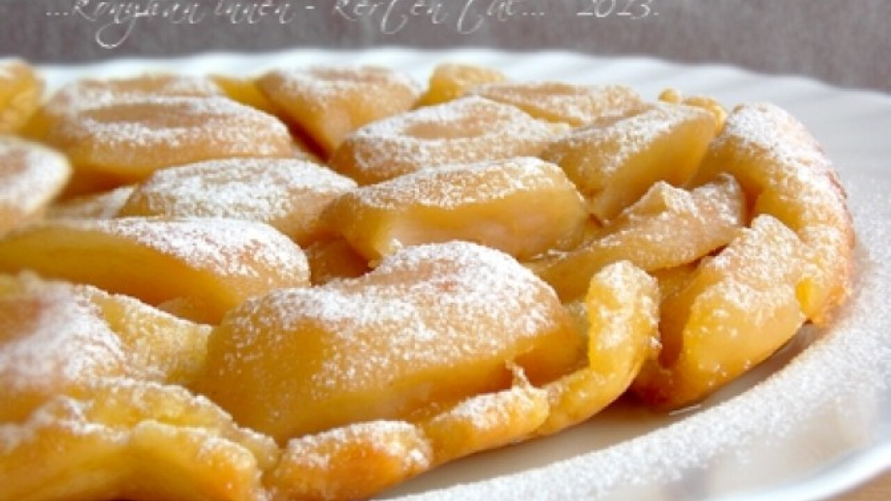 Tarte Tatin - fordított almatorta karamellel