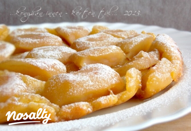 Tarte Tatin - fordított almatorta karamellel