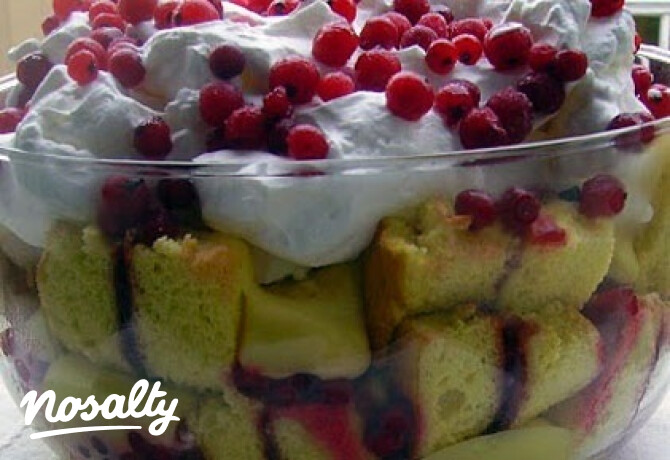 Ribizlis trifle