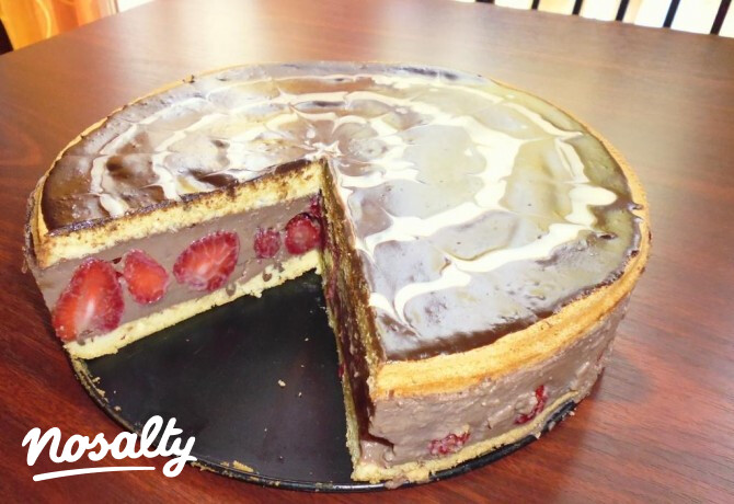 Gyümölcsös torta Bombától