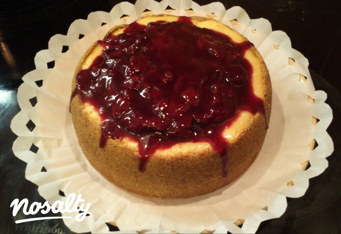 Meggyszószos sajttorta