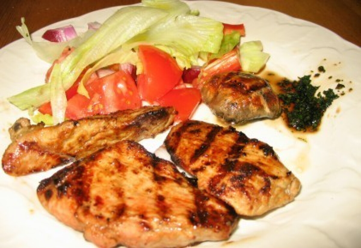 Szűzpecsenye roston