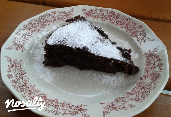 Fekete babos torta