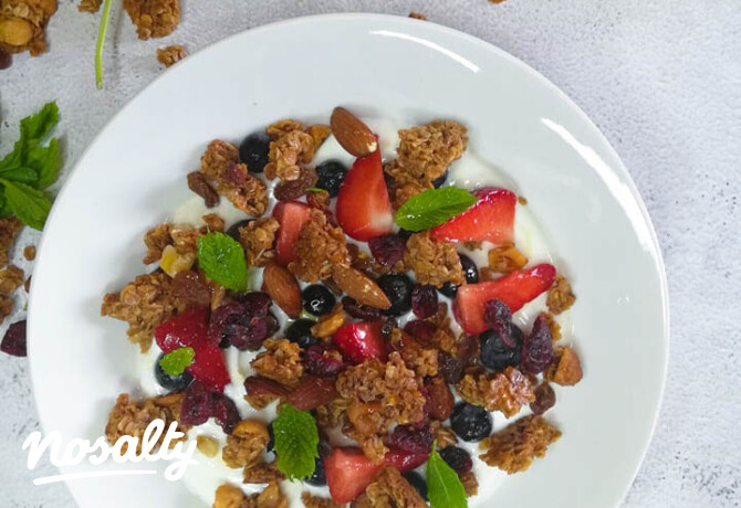 Nagyszerű házi készítésű granola