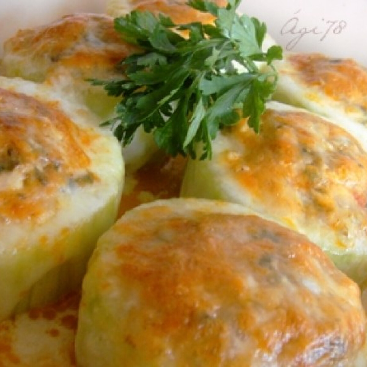 Töltött cukkini 7. -fetás-csirkés | Nosalty