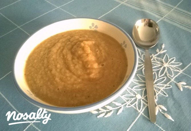 Vegán karalábé-krémleves
