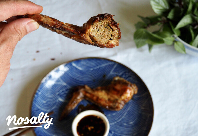 Gyoza csirkeszárnyak (Teba gyoza - Chicken Wing Gyoza)