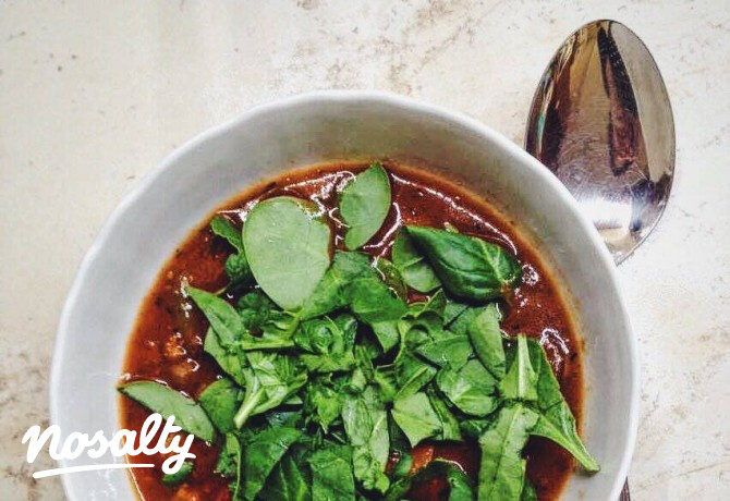 Paleo minestrone télire