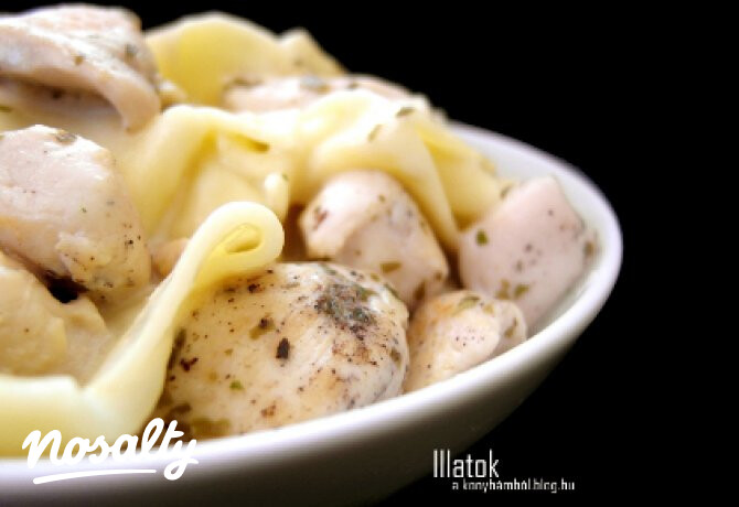 Borókás pappardelle