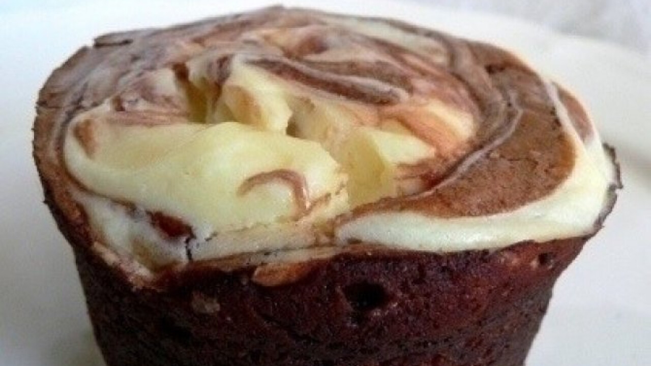 Márványos brownies (Marble fudge brownies)