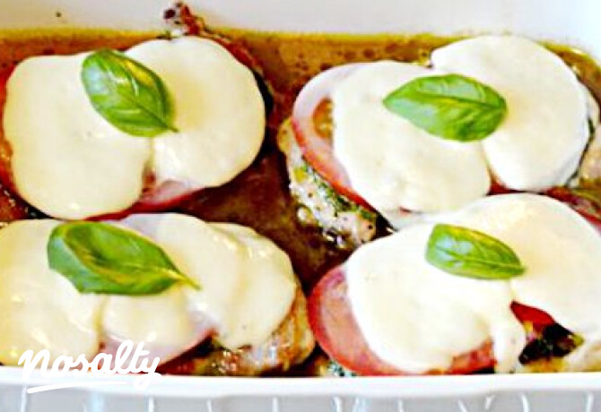 Gratinírozott capri sertésszelet