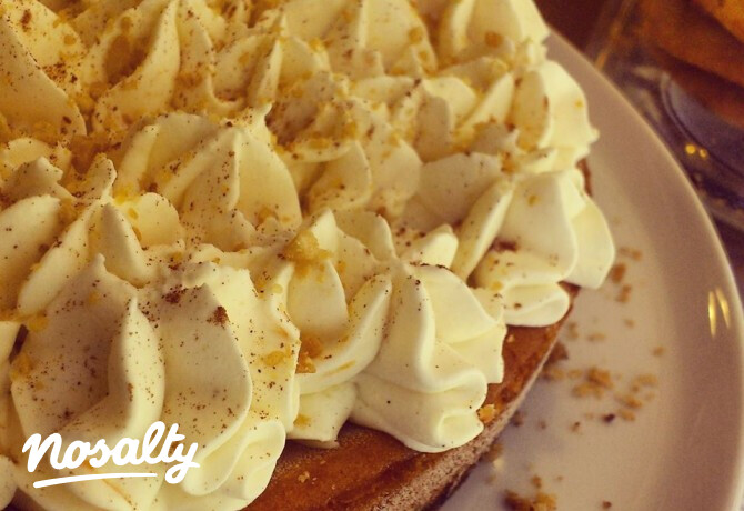 Sütőtökös őszi sajttorta