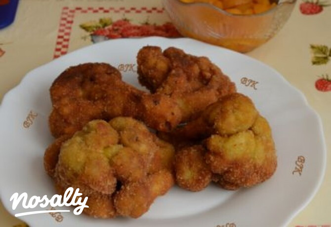 Rántott karfiol előfőzés nélkül