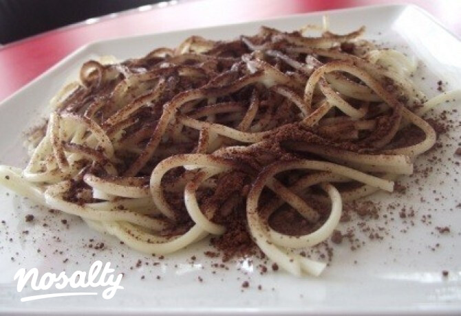 Kakaós spagetti