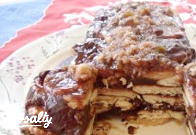 Csupacsokis keksztorta