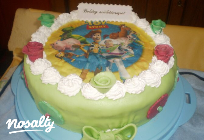 Somlói galuska torta Florától