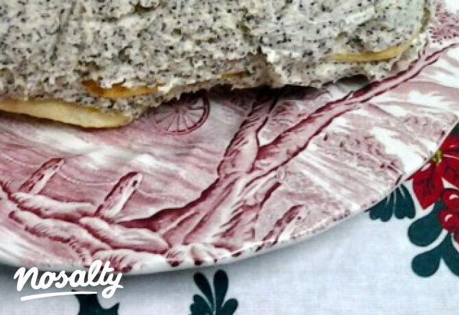 Mákos torta babapiskótából