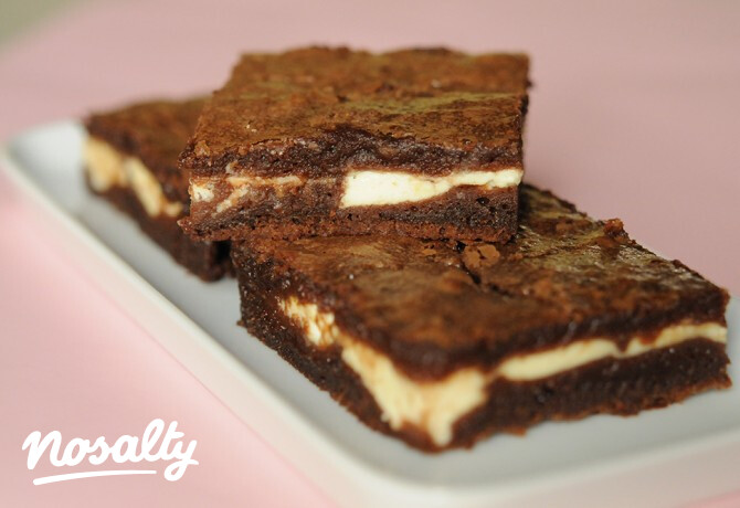 Krémsajtos brownie