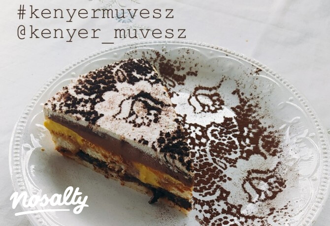 Habos krémtorta különleges díszítéssel