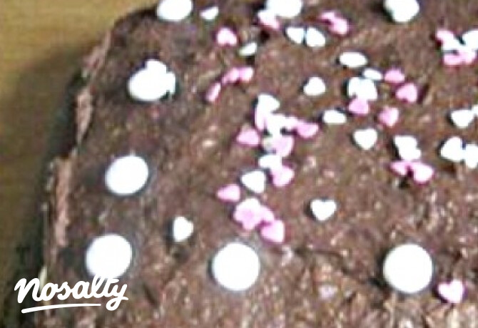 Csokis-kókuszos torta