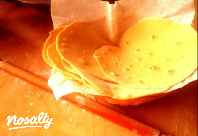 Bögrés házi tortilla lapok