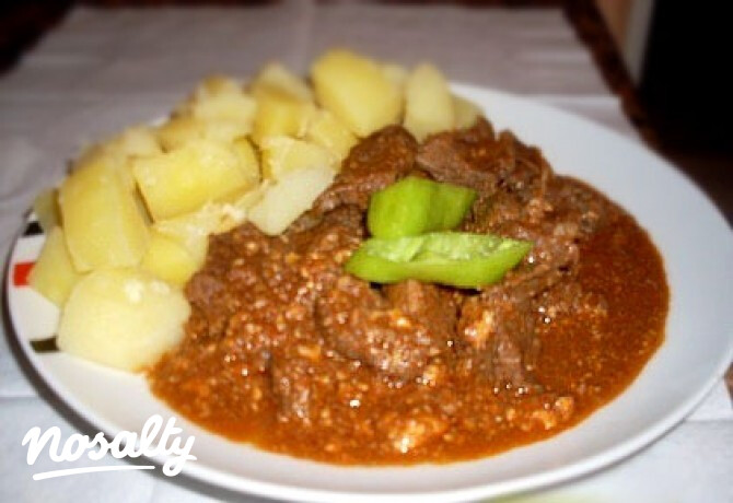 Marhalábszárpörkölt 3. - vörösboros, velővel