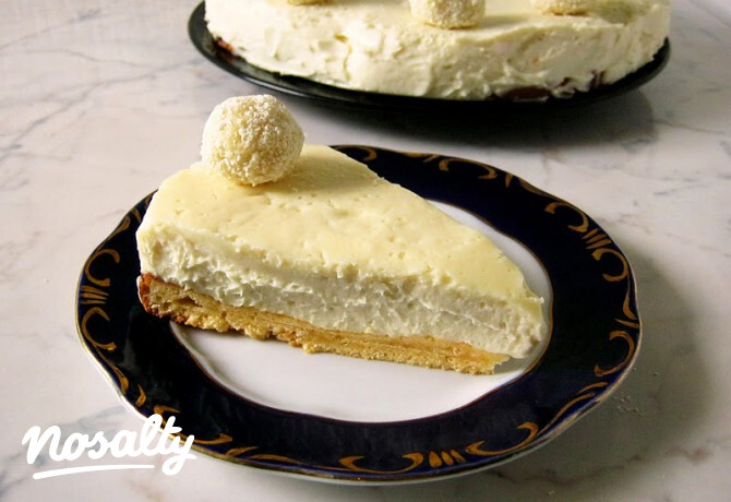 Fehér trüffeltorta