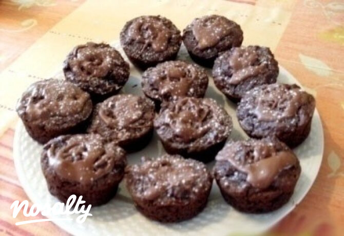 Csokis-diós muffin (liszt nélkül)