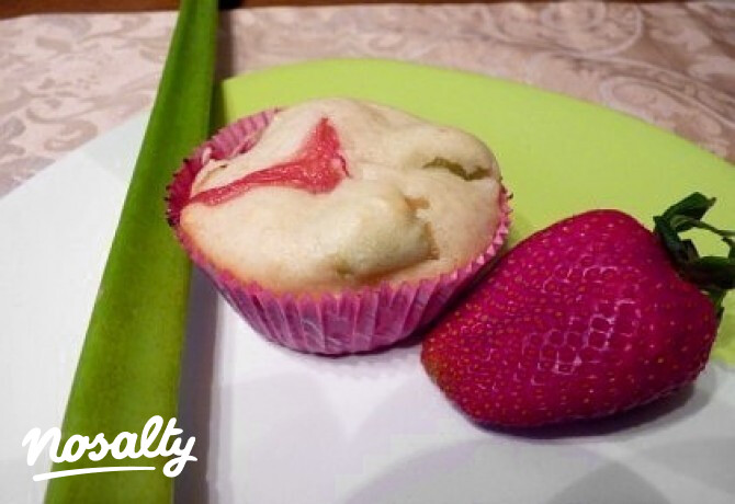 Epres-rebarbarás muffin